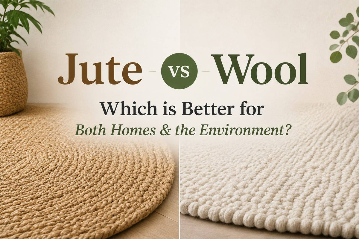 Jute vs Wool Rugs: Which is Better for Both Homes & the Environment?