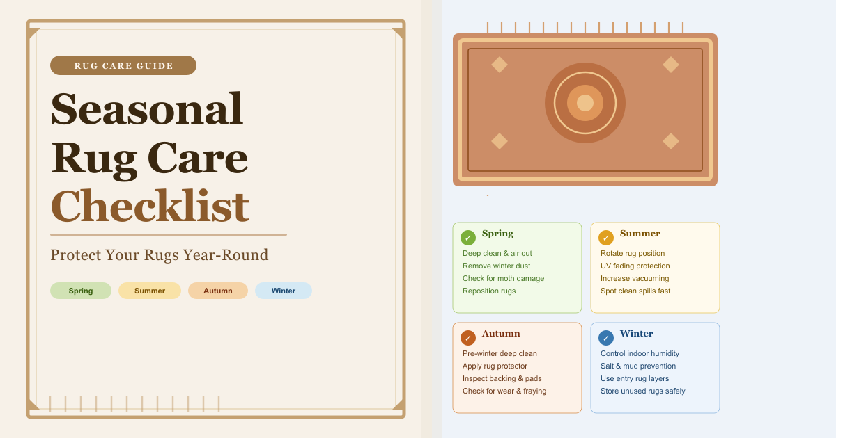 Rug Care Checklist: How to Care for Your Rugs All Year Long