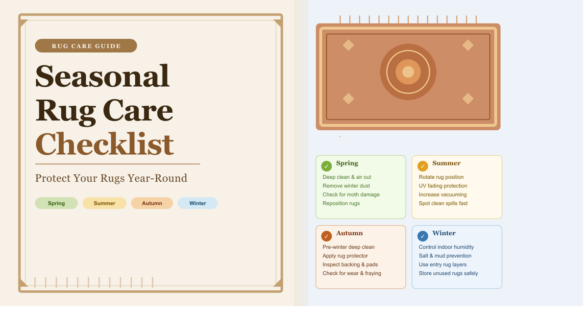 Rug Care Checklist: How to Care for Your Rugs All Year Long