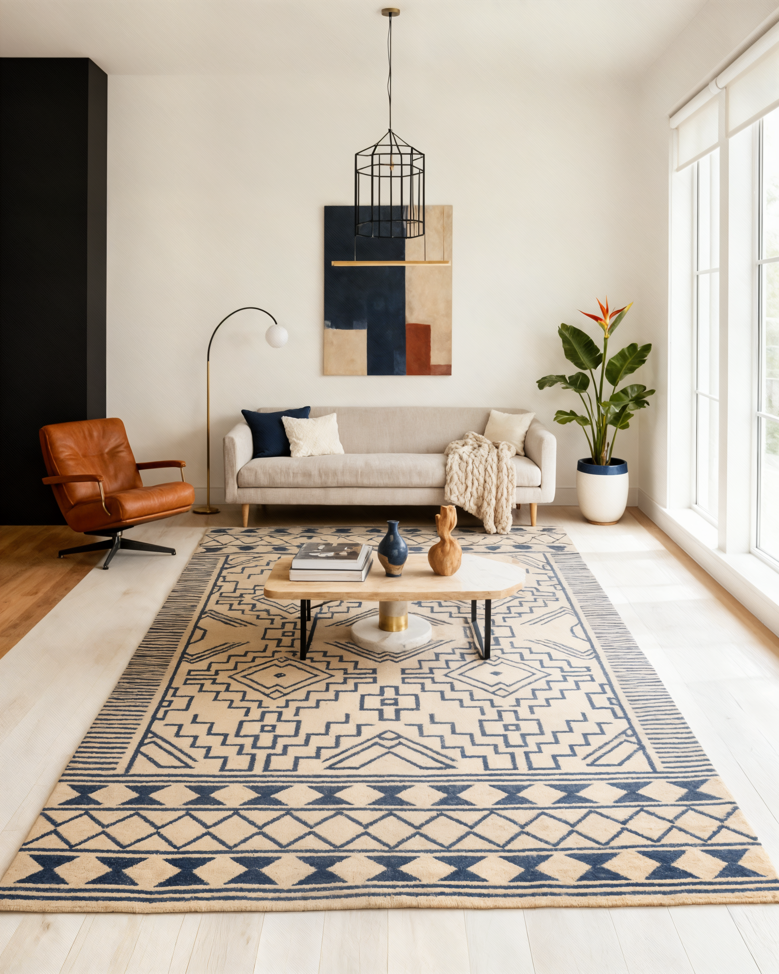 Navine Flat Weave Rug 200x300 cm Aiba World