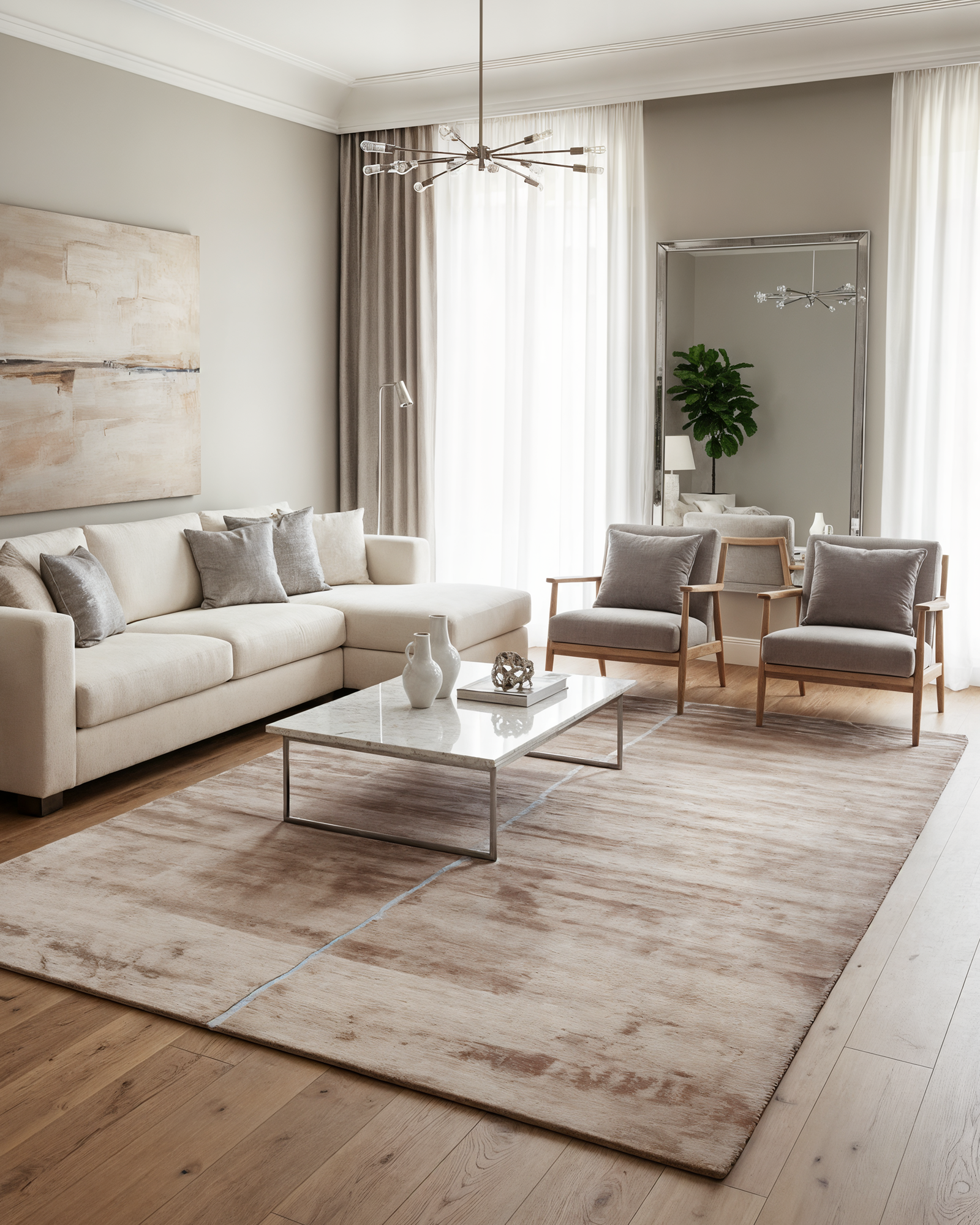 Sable Hand Tufted Rug 200x300 cm Aiba World