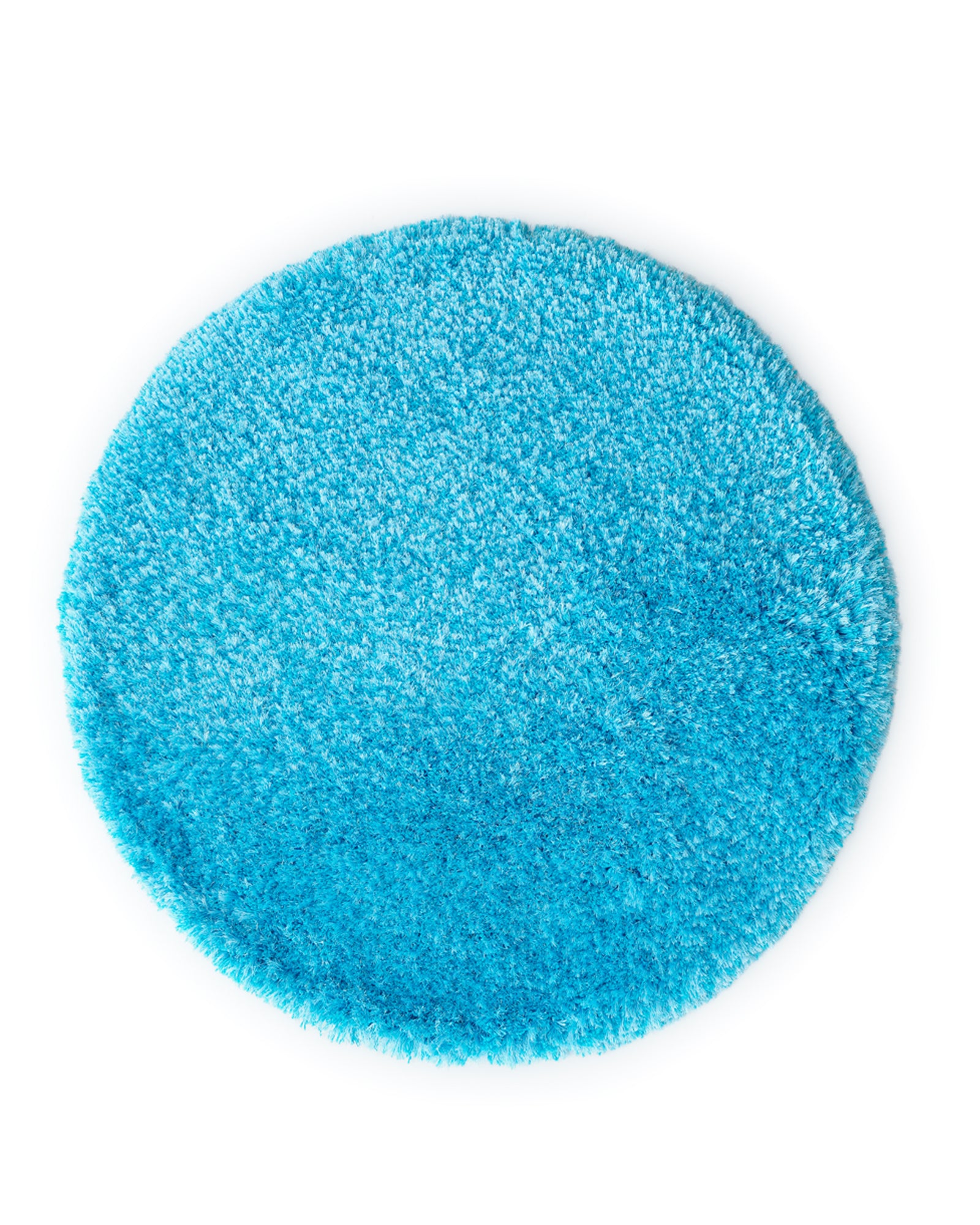 Aqua Shaggy Rug 150x150 cm Aiba World