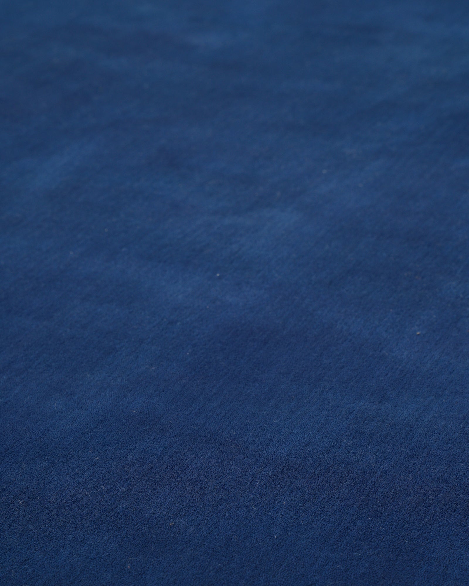 Deep Blue Tone Pure Wool Rug