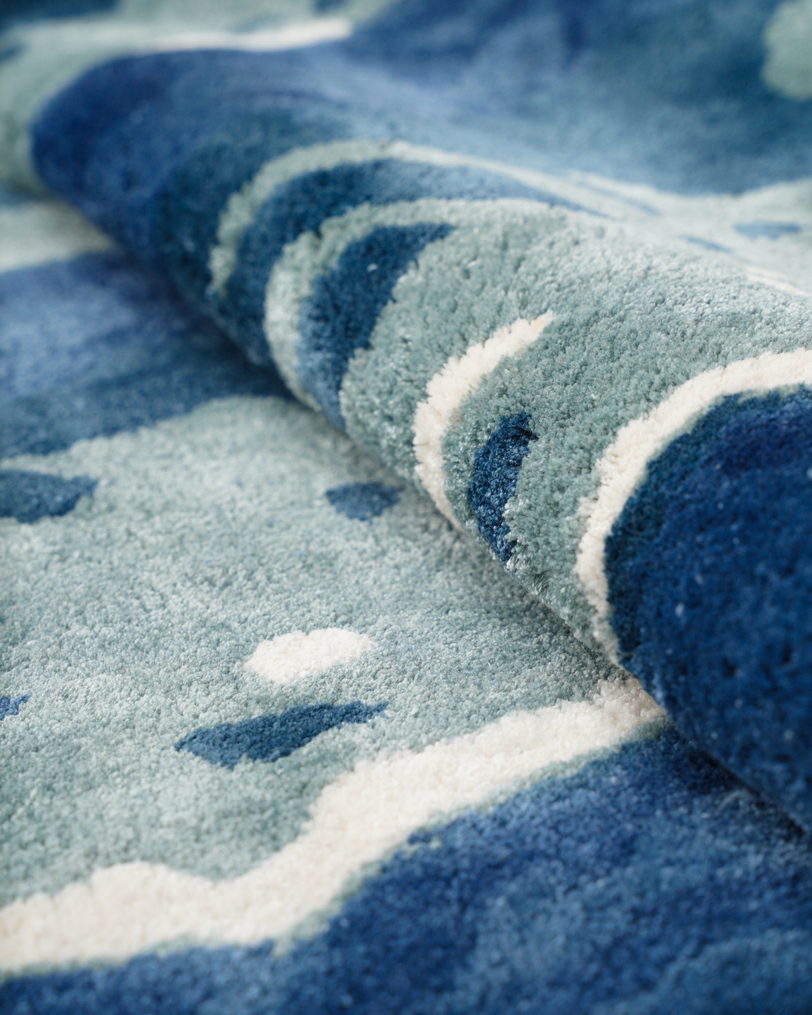 Azure Hand Tufted Rug 300x300 cm Aiba World