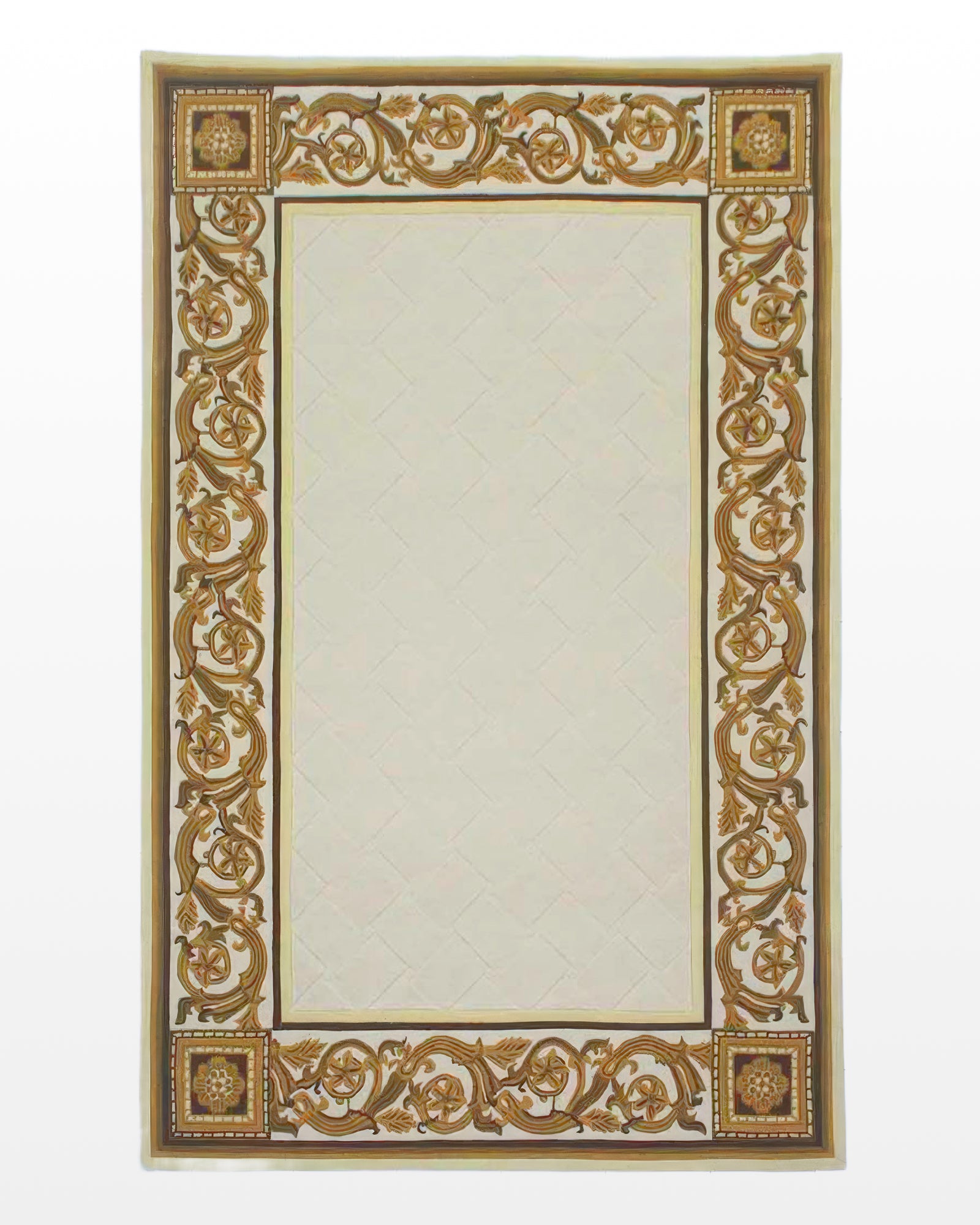 Saanjh / Classic Ivory Gold Hand-Tufted New Zealand Wool Rug