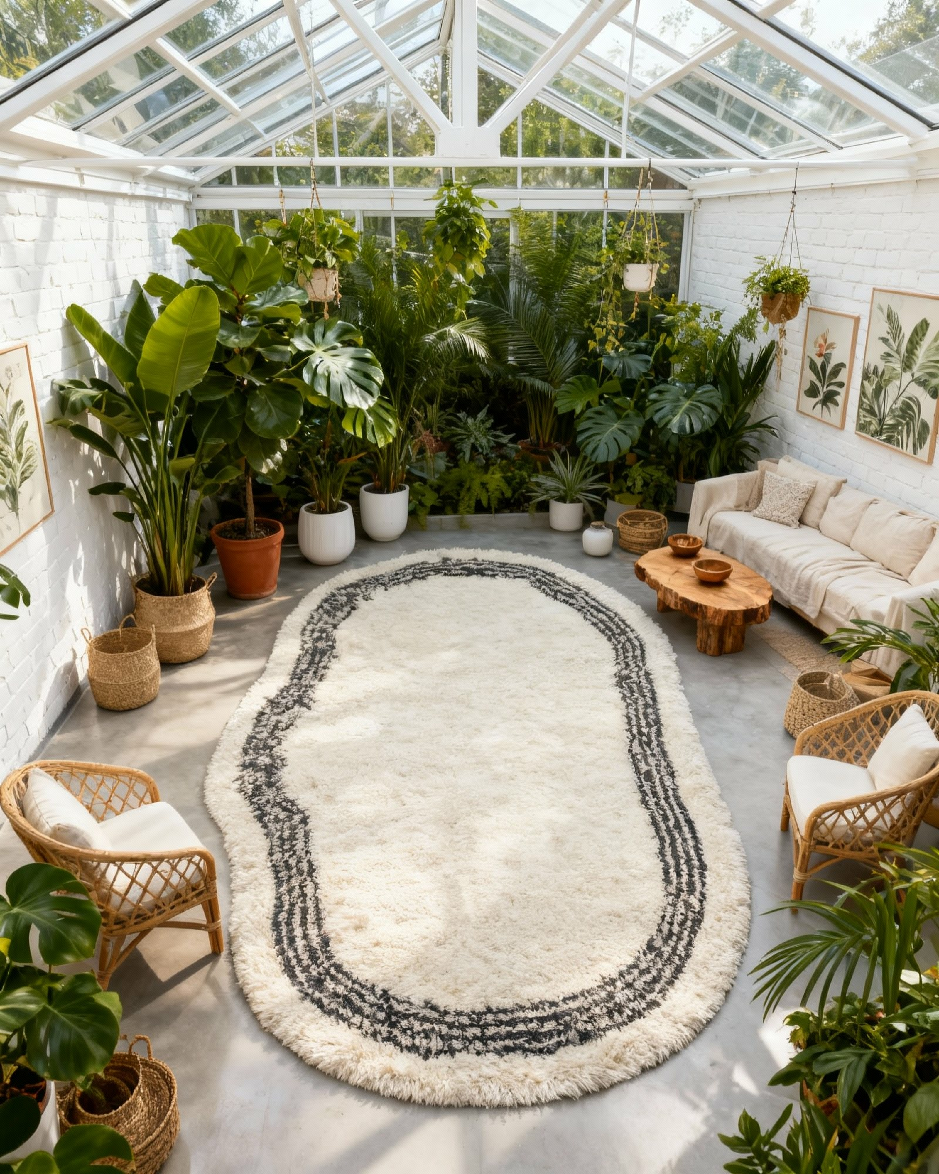 Haloir Shaggy Rug 160x230 cm Aiba World