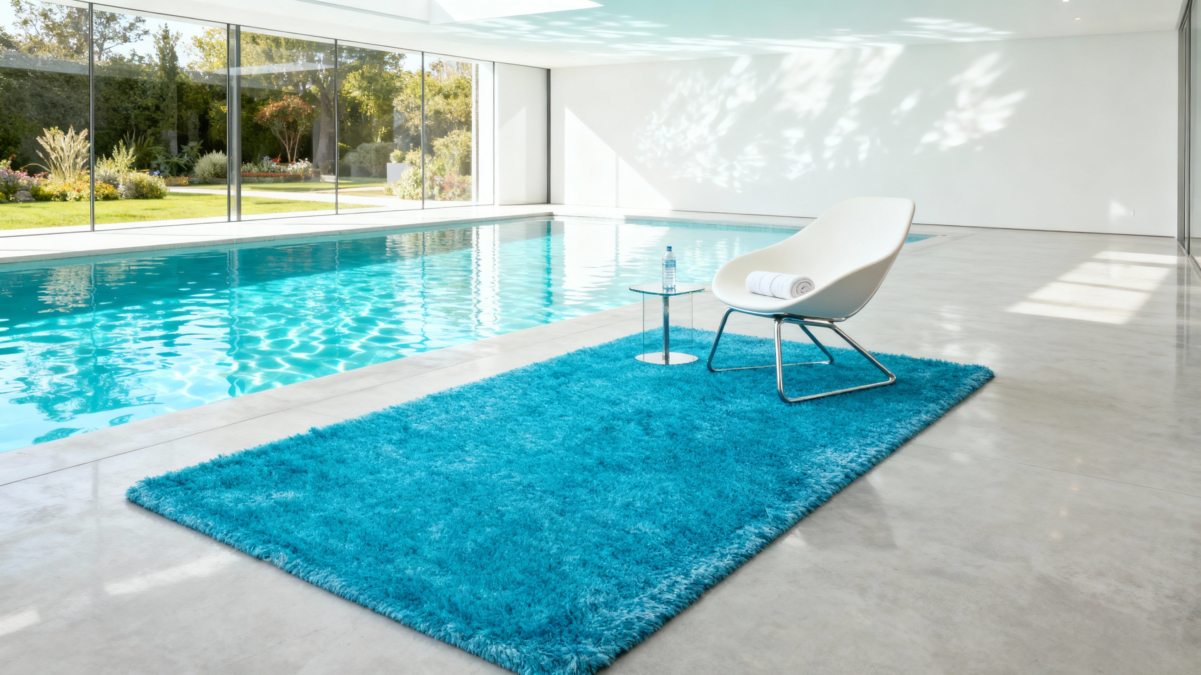 Cyanelle Shaggy Rug 160x230 cm Aiba World