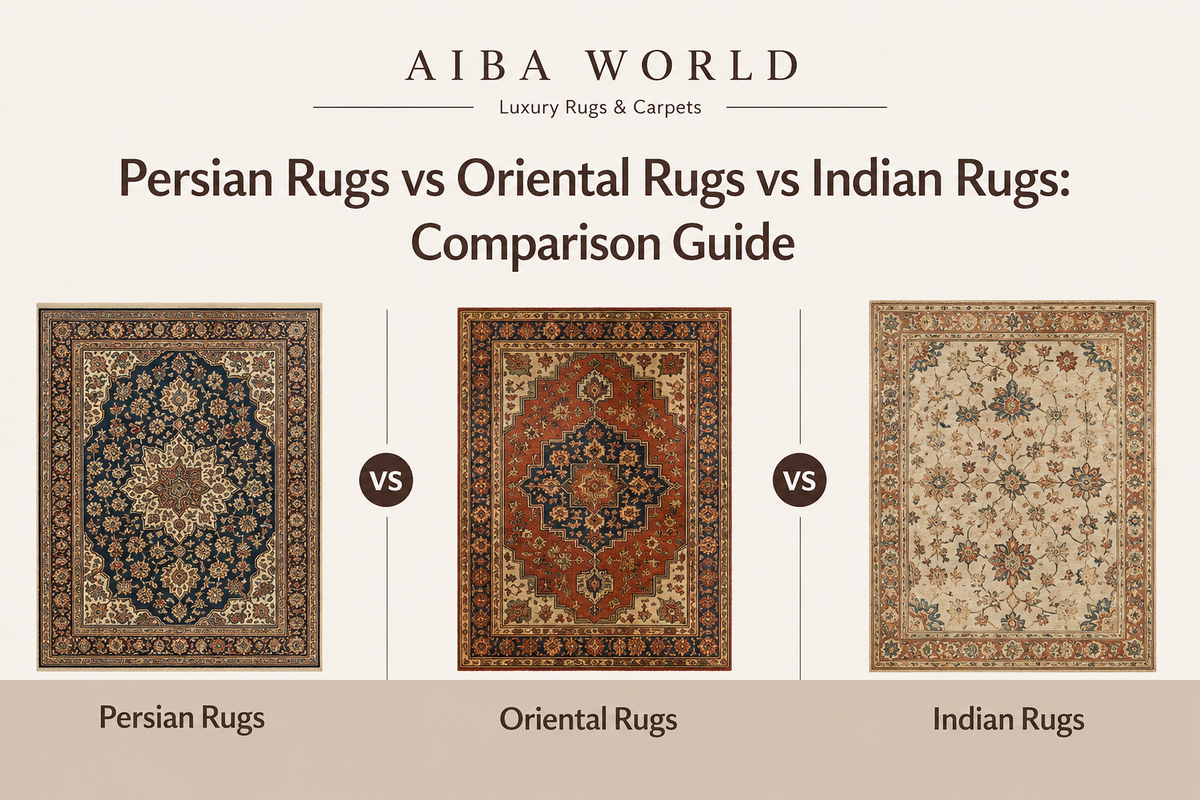 Persian Rugs vs Oriental Rugs vs Indian Rugs: Comparison Guide