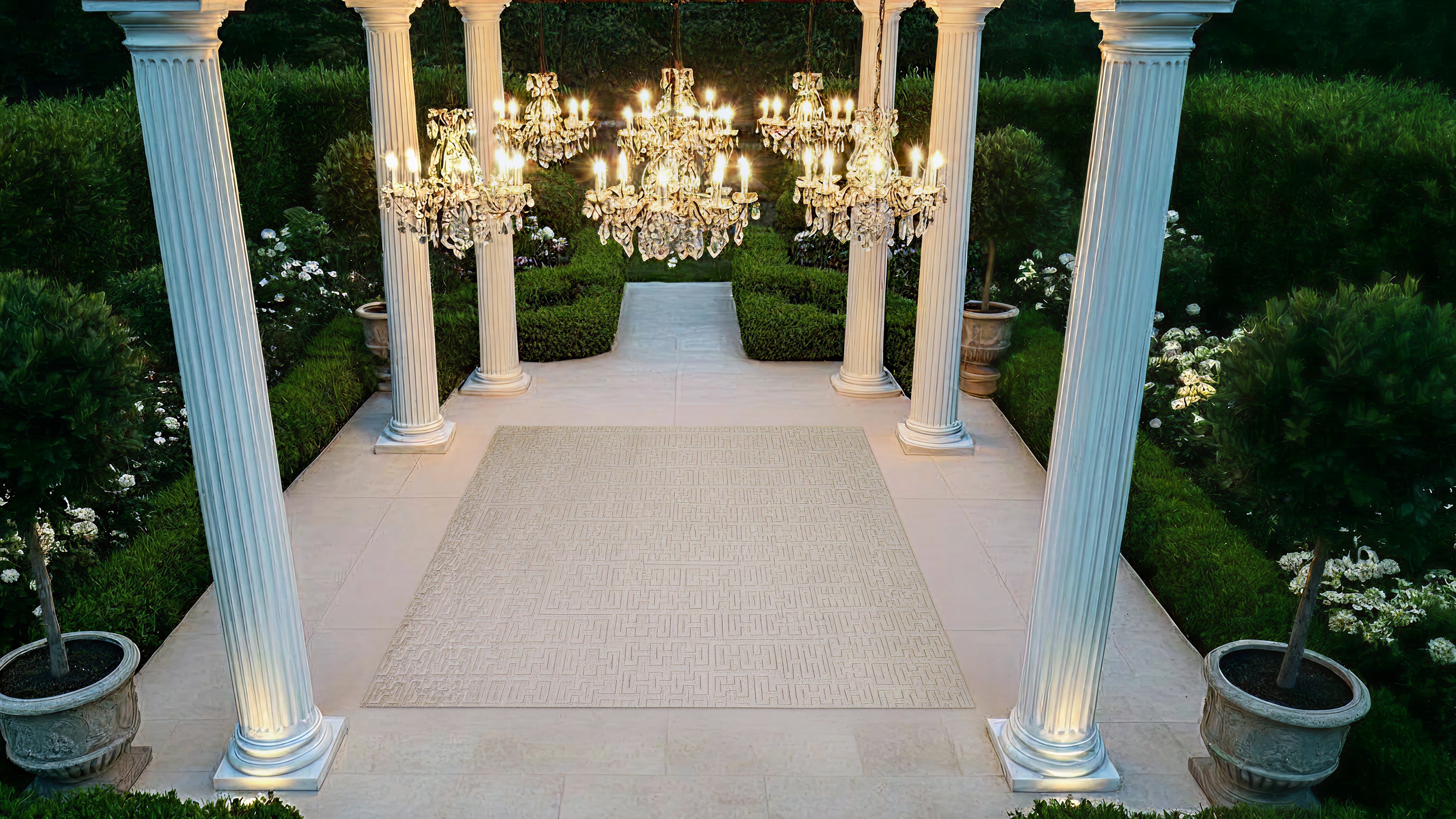 Manzil / Geometric Sand Handmade Flat Weave New Zealand Wool Rug