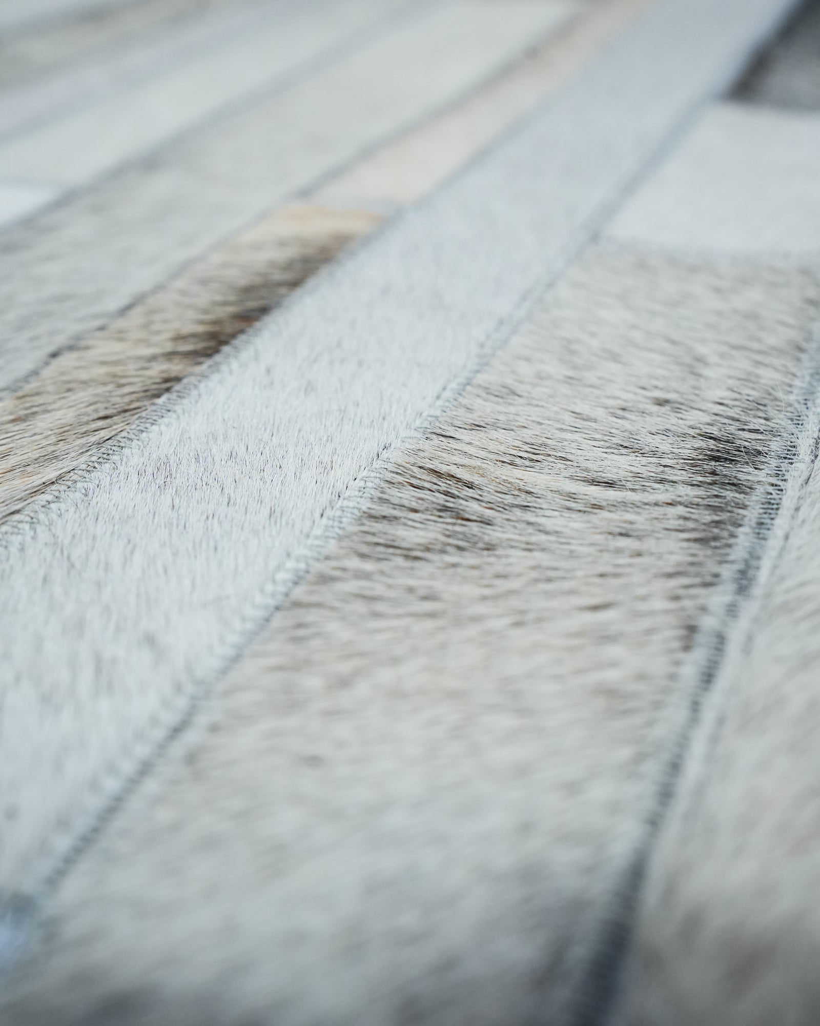 Silsila / Modern Handmade Flat Weave Leather Rug