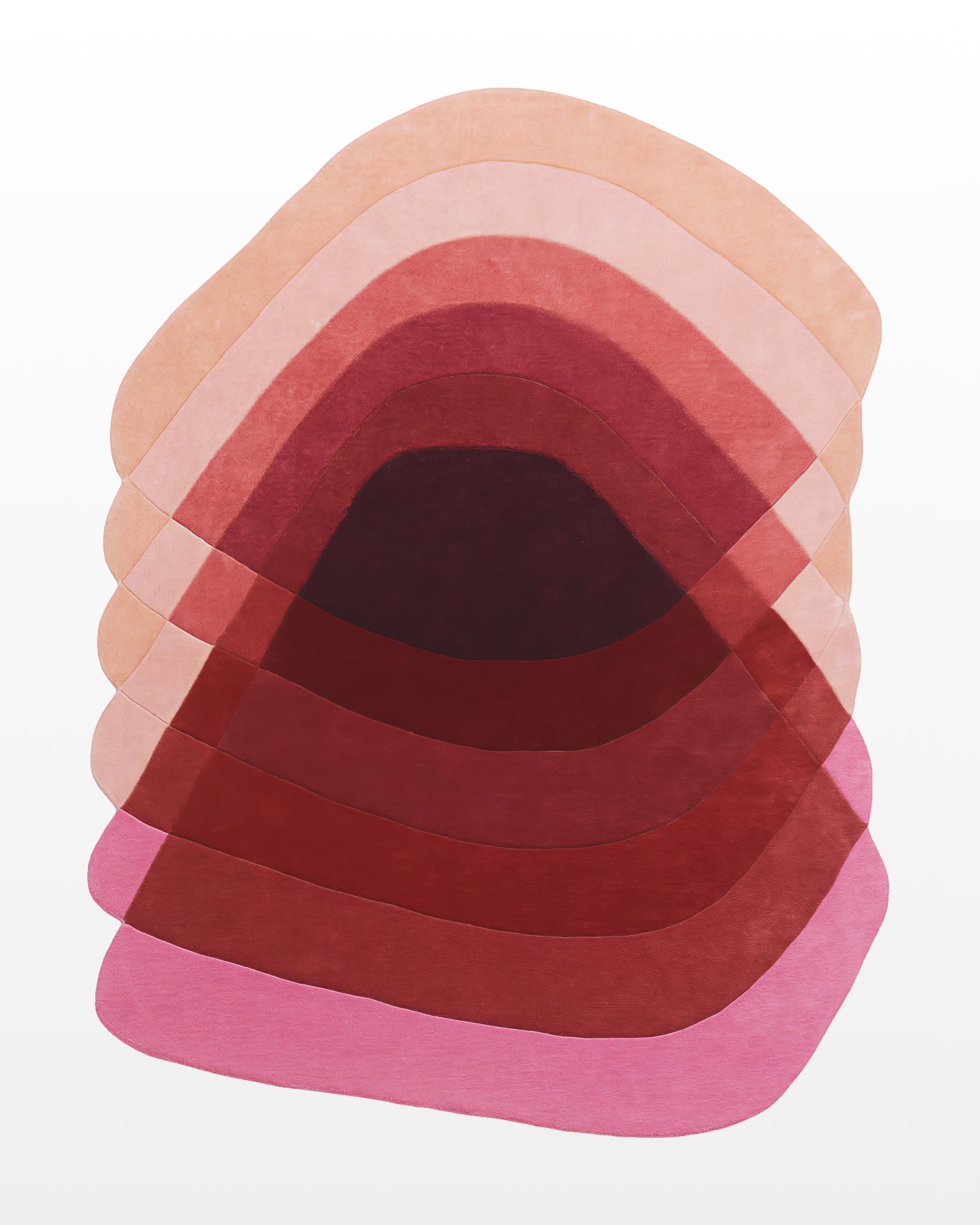 Gulnaar / Red and Pink Tone Hand-Tufted New Zealand Wool Rug