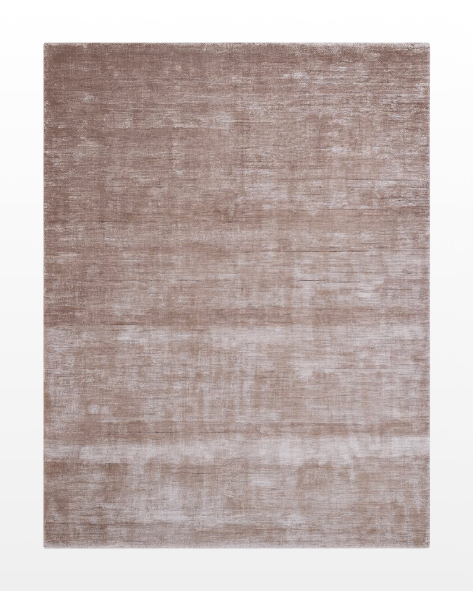 Zarrah / Beige Loom-Knotted Bamboo Silk Rug