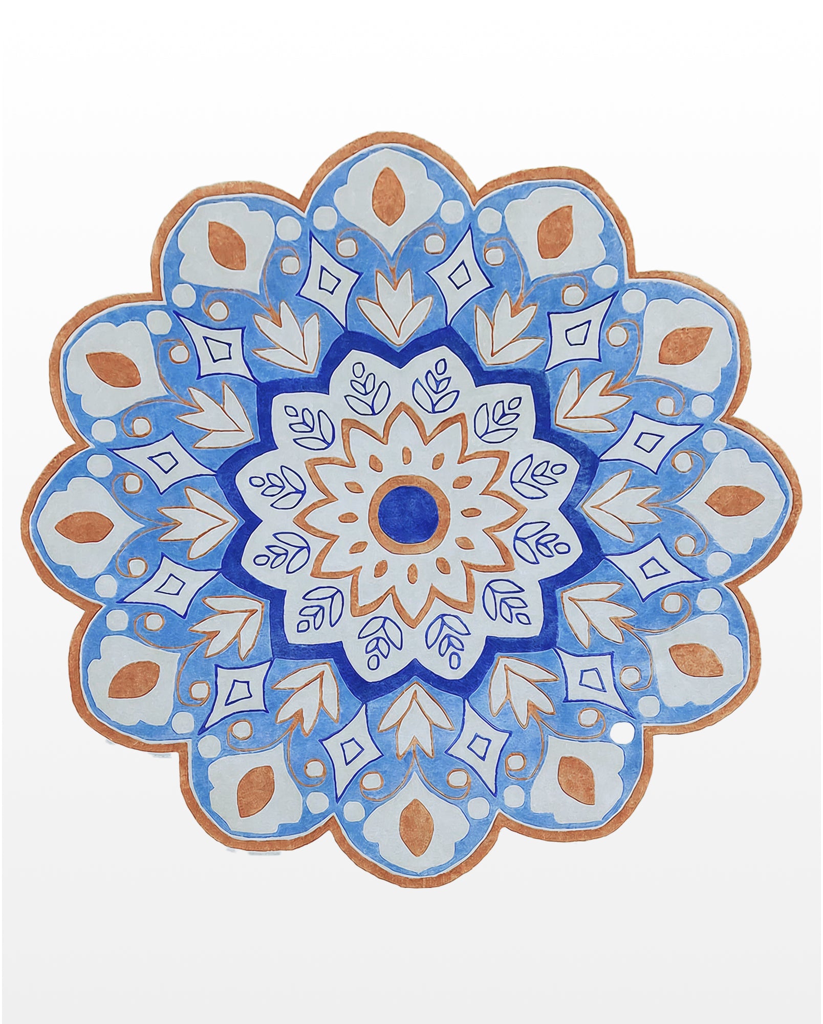 Nazneen / Mandala Style Hand-Tufted Bamboo Silk Rug