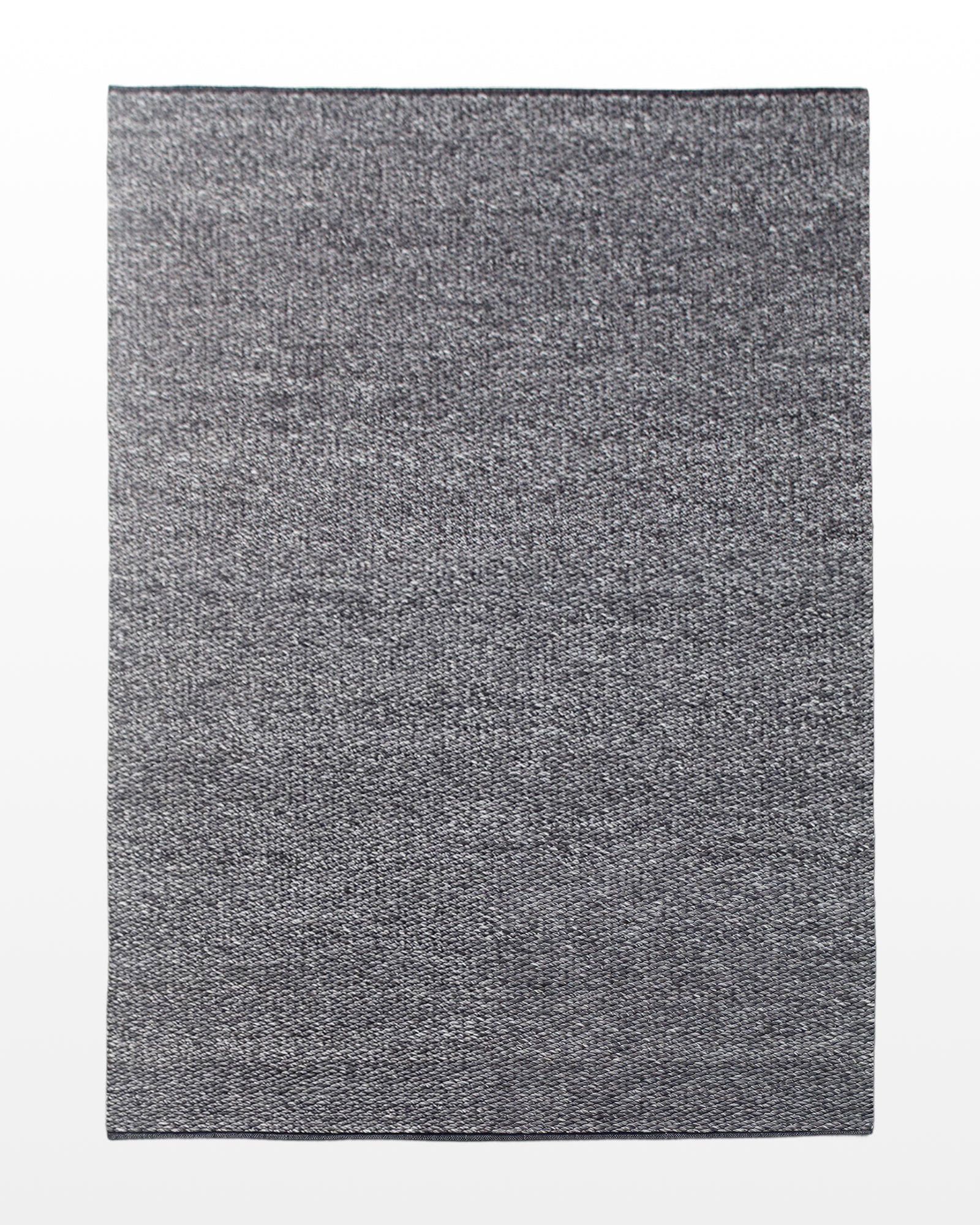 Saaya / Solid Gray Handmade Flat Weave New Zealand Wool Rug