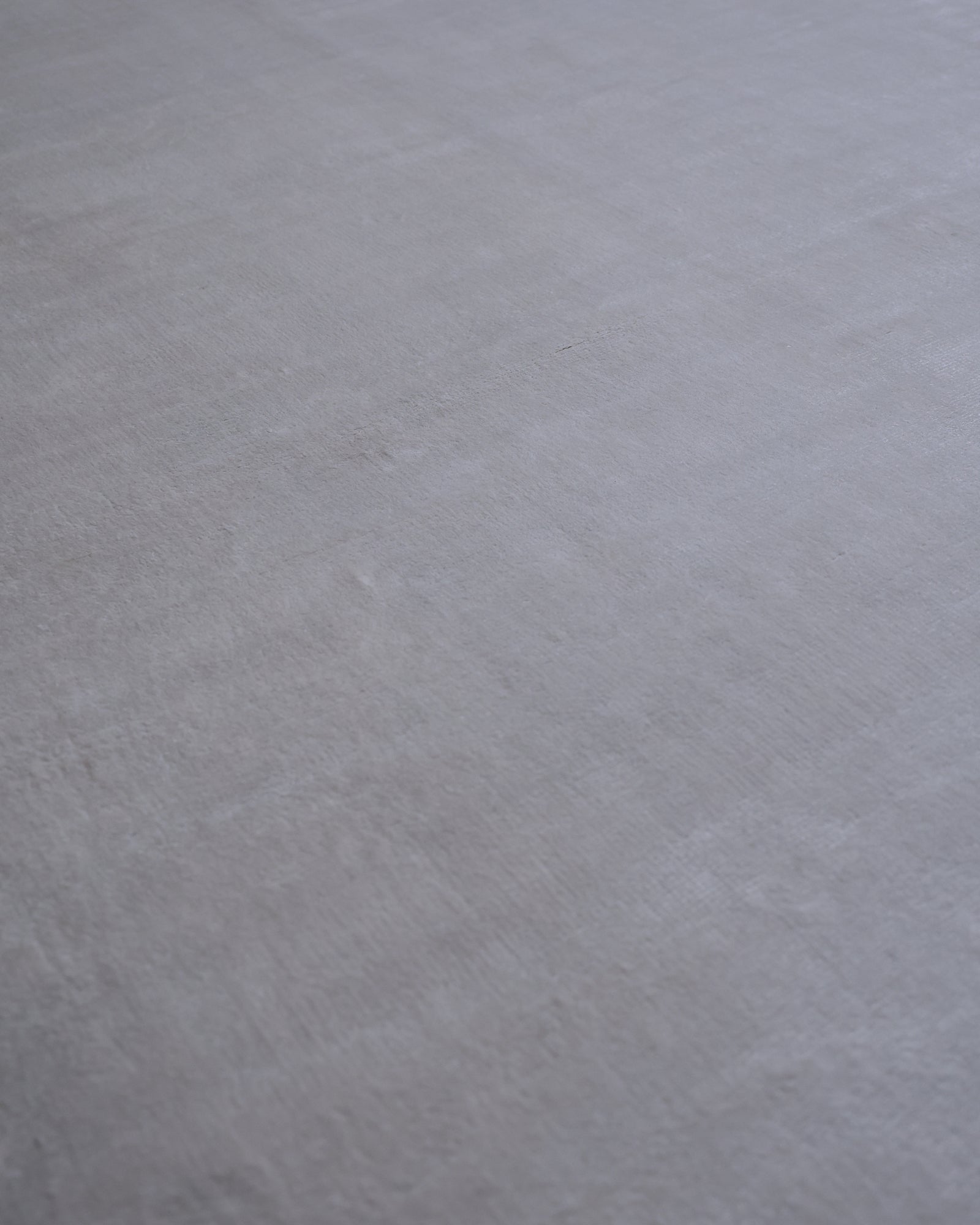 Tasveer / Solid Cool Gray Loom-Knotted Bamboo Silk Rug